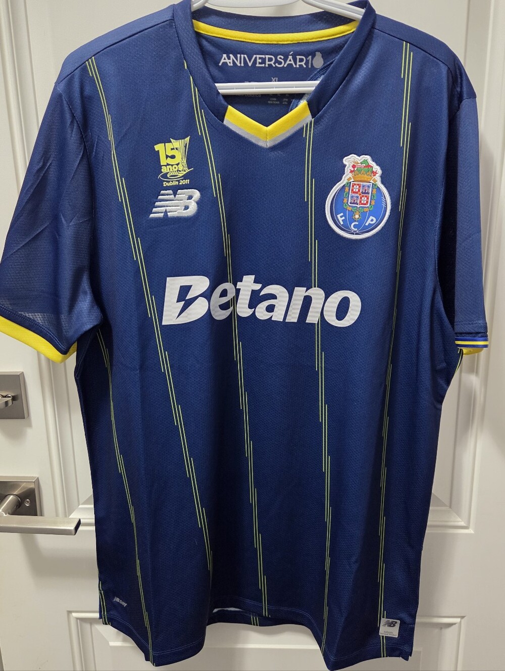 New Balance FC Porto Navy and Yellow Home Jersey